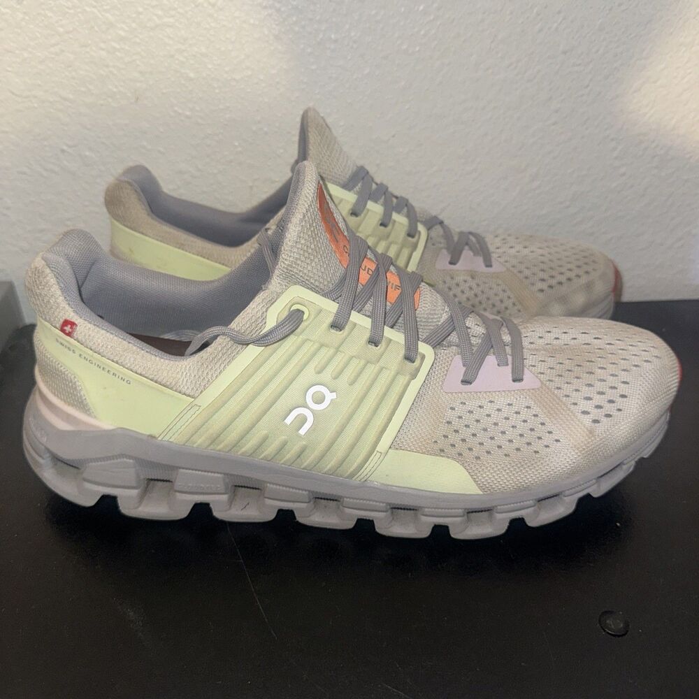 On Cloud Cloudswift Women Size 10.5 Ice Oasis Green Running Lace Up Sneakers